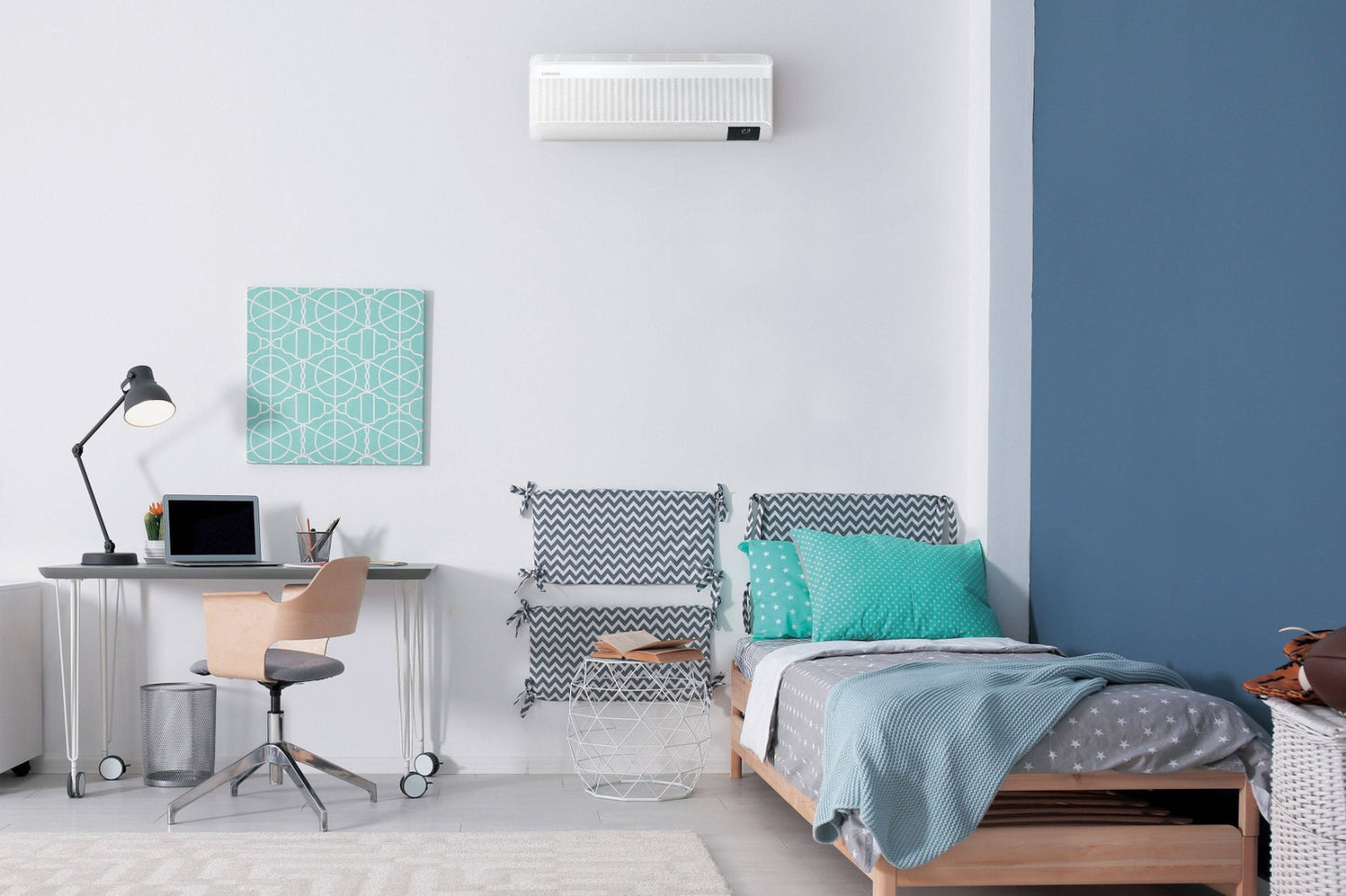 Samsung Nordic Windfree  2.5/3.2 kW oro kondicionierius šilumos siurblys , šildo prie -30