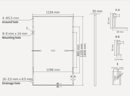 Saulės moduliai  485 W ASTRONERGY monokristaliniai n-type stiklas-stiklas