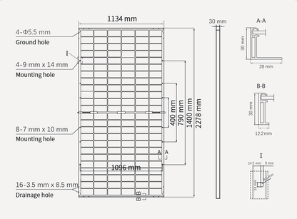 Saulės moduliai  585 W ASTRONERGY monokristaliniai n-type stiklas-stiklas