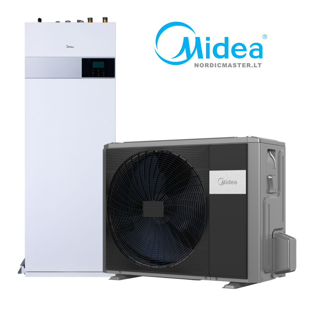 Šilumos siurblys oras/vanduo Midea M-THERMAL ARCTIC 8.3 KW, su integruotu boileriu