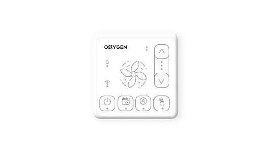 OXYGEN Easy pultas rekuperatoriui su WiFi ir Bluetooth baltas