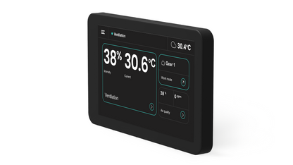 OXYGEN LCD SimpleTouch pultas su WiFi ir Bluetooth, juodas