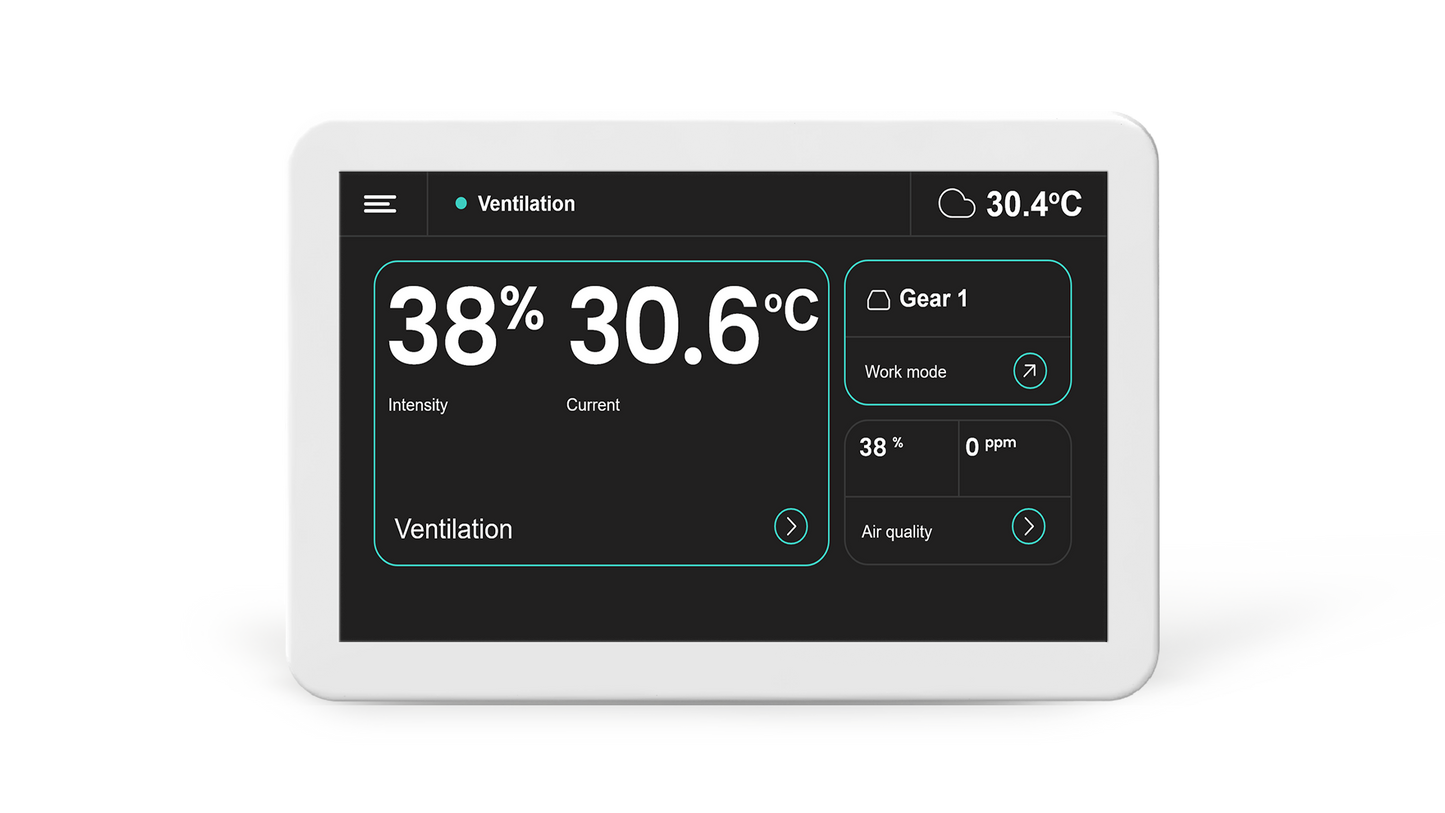 OXYGEN LCD SimpleTouch pultas su WiFi ir Bluetooth, baltas
